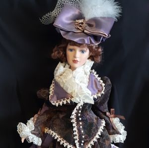 Vintage standing Porcelain Doll